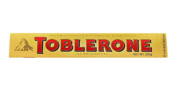 Toblerone Of Switzerland Milk Chocolate With Honey And Almond Nougat - 2 Pack Pouch, 2 X 100 Gram