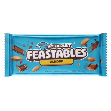 My Mega Mart Mr.Beast Almond Milk Chocolate Bar, 60g