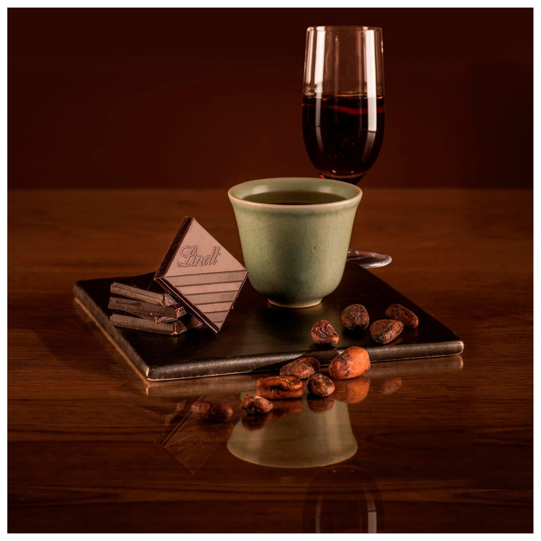 Lindt Excellence Caramelised Hazelnut Dark Chocolate Bar, 3.53 oz ℮ 100 g
