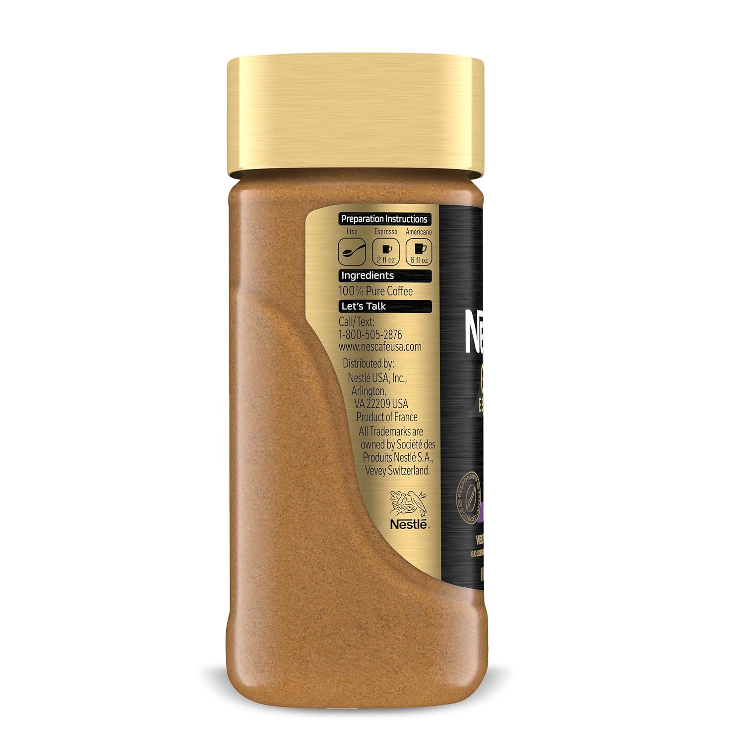 NESCAFÉ Gold Espresso Intense, Instant Coffee, 3.5 oz